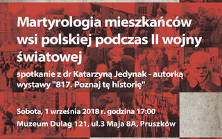 Martyrologia mieszkańców polskich wsi podczas II wojny światowej
