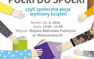 Półki do Spółki - październikowa wymienialnia książek