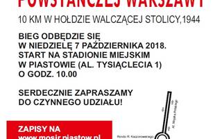 Bieg Pamięci Powstańczej Warszawy