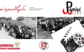Projekcja filmu Exodus Warszawy 1944