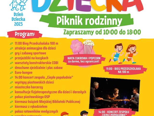 Obraz przedstawiający Piknik rodzinny z okazji Dnia Dziecka