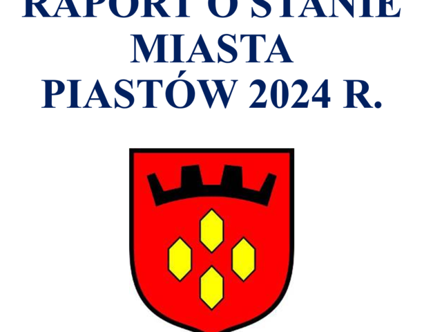Obraz przedstawiający Raport o stanie Miasta za rok 2024
