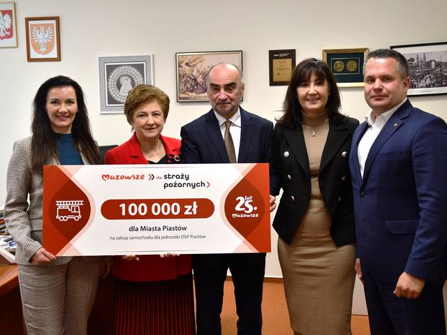 Obraz przedstawiający Wsparcie zakupu lekkiego samochodu rozpoznania ratowniczego jednostki OSP w Piastowie