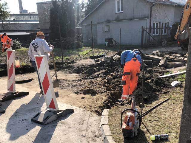 Obraz przedstawiający Roboty drogowe ul. Karłowicza